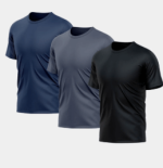 Basic Plain T-Shirts for Men - Pack of 3