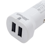 IP2 IP202 Car Charger- White