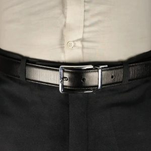 Black & Brown Double Side Leather Belt For Men