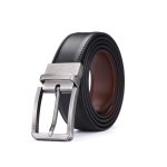 Black & Brown Double Side Leather Belt For Men