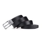 Black & Brown Double Side Leather Belt For Men