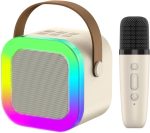 K12 Mini Audio Microphone Karaoke Family Wireless Bluetooth Speake