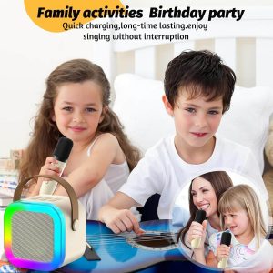 K12 Mini Audio Microphone Karaoke Family Wireless Bluetooth Speake 2 K12 Mini Audio Microphone Karaoke Family Wireless Bluetooth Speake