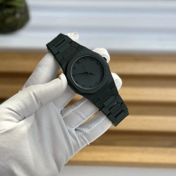 Black Arabic Aura Watch