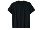 Black Plain Basic T-shirt For Men