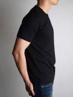 Pack of 2 Black Plain Basic T-shirt For Men