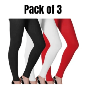 Pack of 3 High-Waist Women’s Leggings Tights