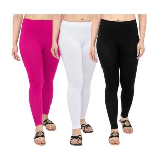 Pack of 3 High-Waist Women’s Leggings Tights
