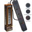 Speed-X 504PU Power Strip 5 Sockets + 2 USB + 2 Type-C (2M Cable)