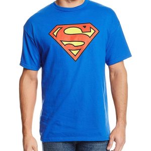 Superman Logo Printed T-shirt