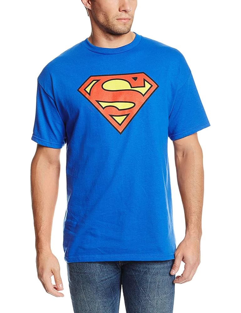 Superman Logo Printed T-shirt