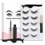 ELMAY Set of 35 Pairs Magnetic Eyelash With Magnetic Liquid Eyeliner & Tweezer Eyelash