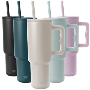 40 oz Tumbler with Handle and Straw Lid
