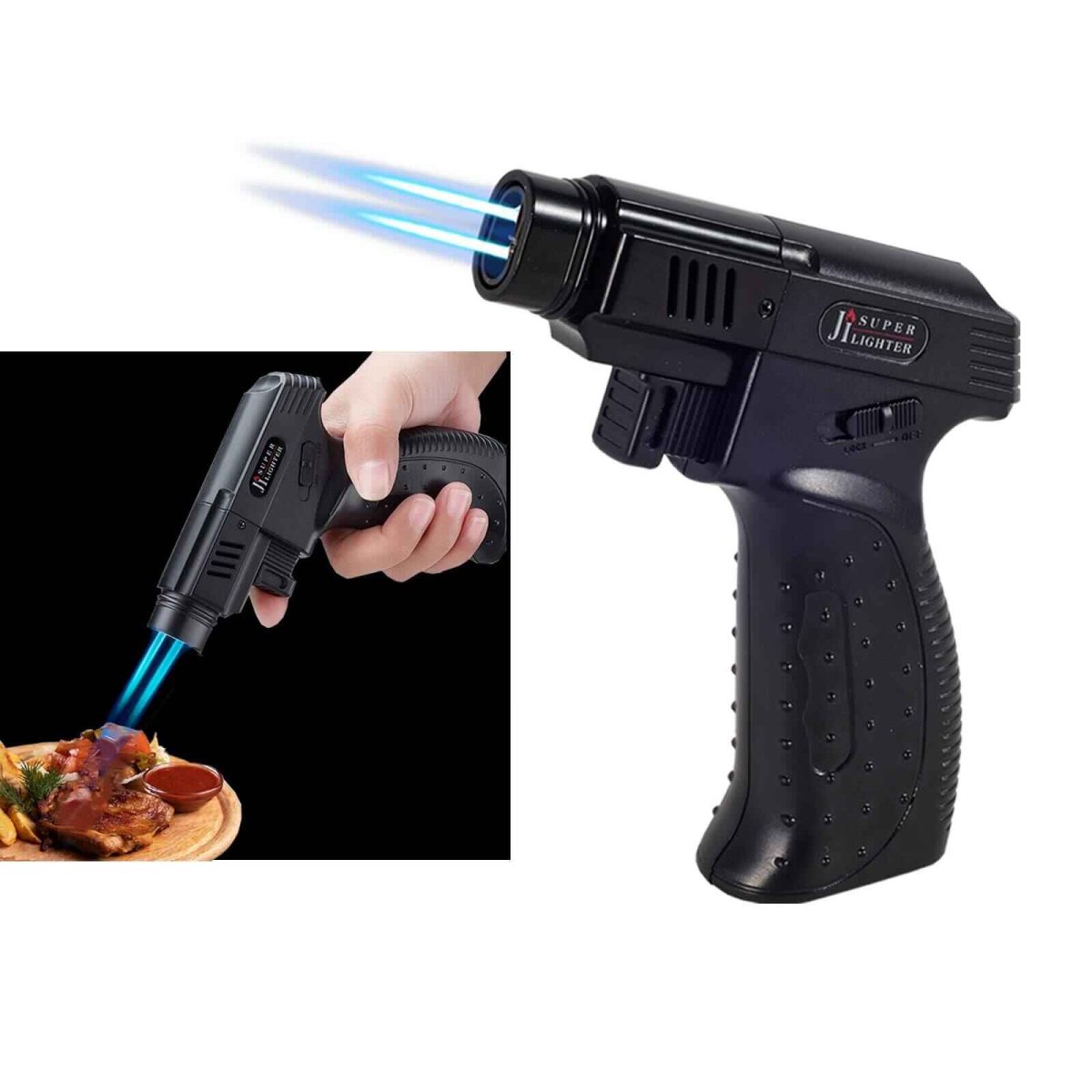 Professional Chef Kitchen Torch OS-205 Adjustable Flame Torch Shaped Mug