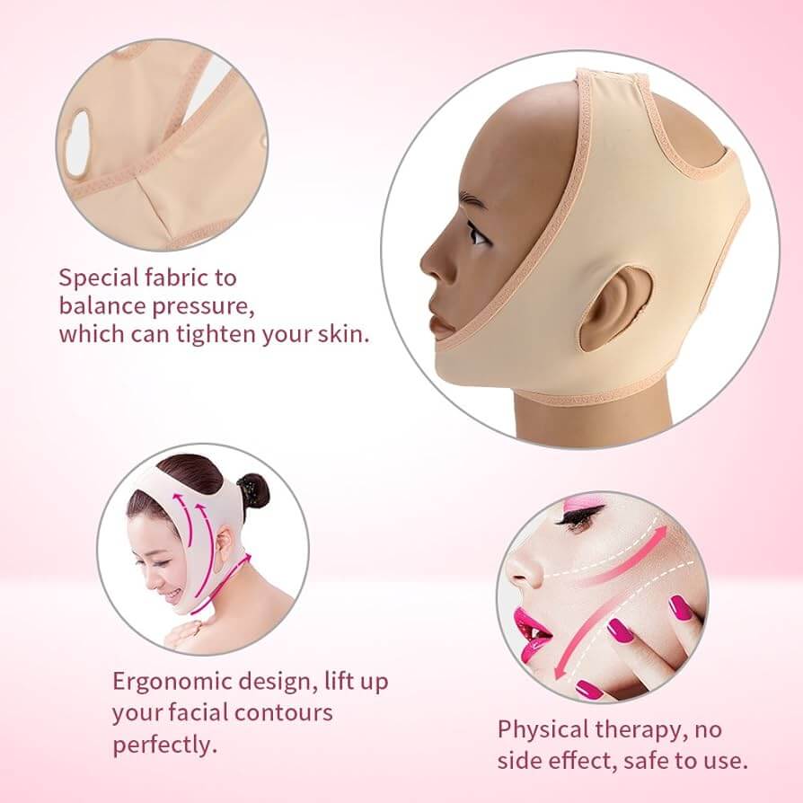 V FOX Upgrade Pheumatic Lift Thin V Shaping Face Band