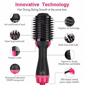 One Step Hot Air Brush Dryer & Straightener