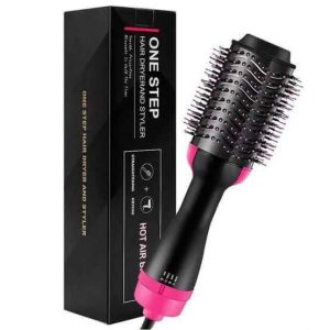 One Step Hot Air Brush Dryer & Straightener