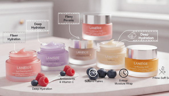 Laneige Lip Sleeping Mask original for overnight hydration and dry lips repair