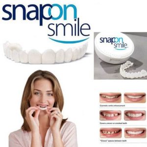 Snap-On Smile Braces removable cosmetic teeth in Pakistan