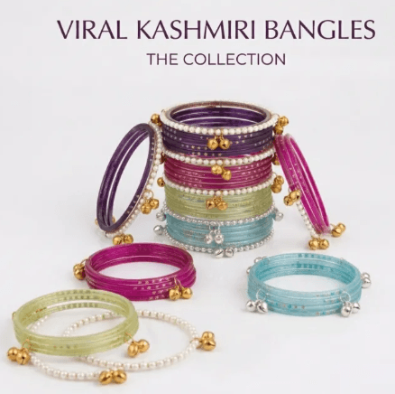 Elegant Kashmiri Bangles Set for Women – Best Price in Pakistan GetNow (4) Kashmiri Traditional Bangles Set for Women Wedding Jewelry Pakistan