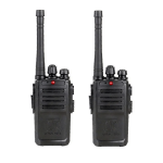 Portable Black Walkie Talkie for Kids