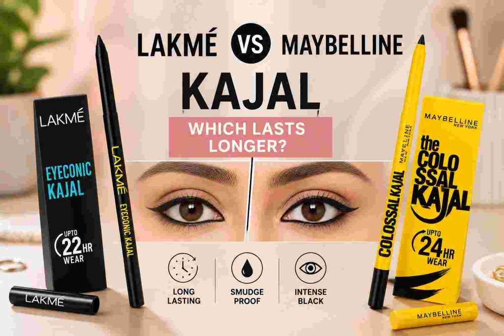 Lakme vs Maybelline Kajal Which Lasts Longer